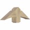 Ekena Millwork Bellingham Rough Sawn Timber Gable Bracket, Douglas Fir, 36"W x 12"H x 6"D x 6"F, 8/12 Pitch GBW036X12X0606BEL00RDF - alternate 2